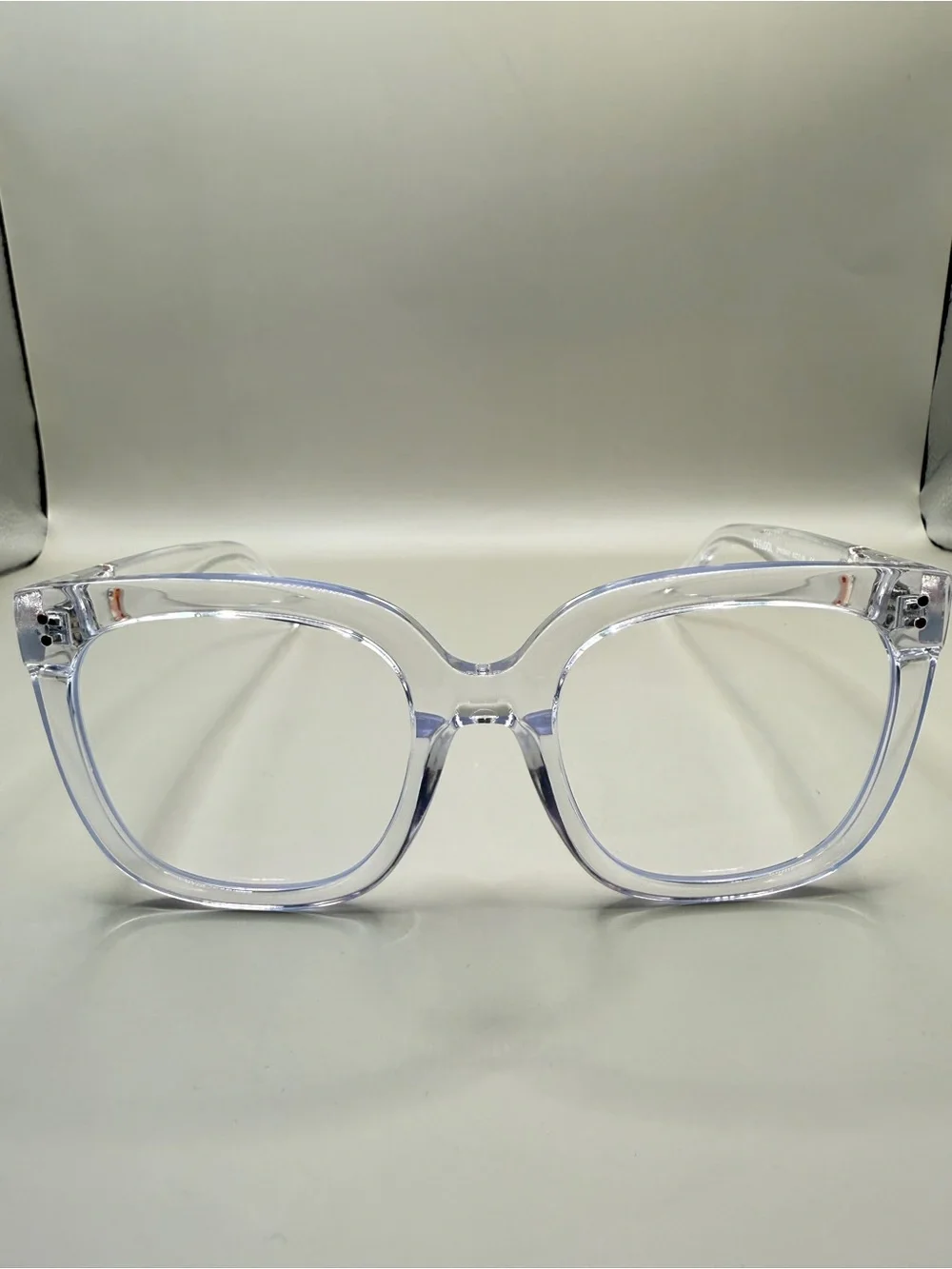 Zeelool Clear Oversized Square Glasses, no prescription